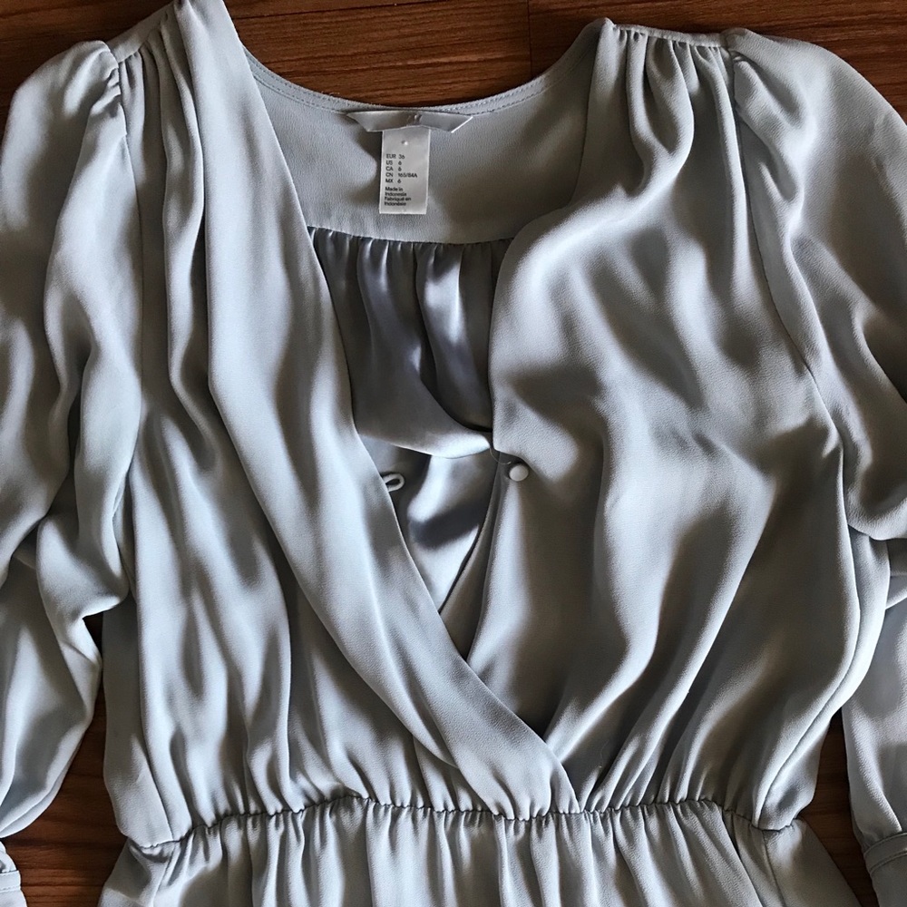 Beautiful silver blue dress 🌊